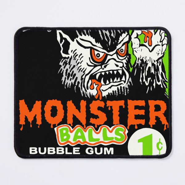 Item preview, Monster Balls classic Leaf bubble gum designed and sold by HereticTees.