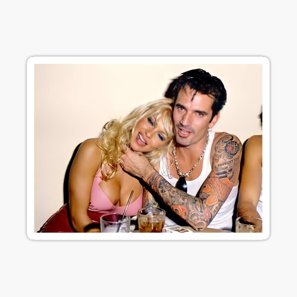 Pam and Tommy Sticker