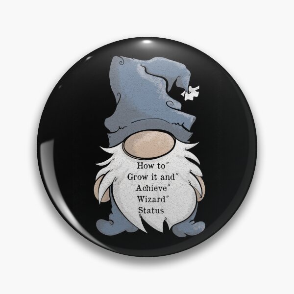 Item preview, Gnome cartoon, How to grow it and achieve Wizard status  designed and sold by DebbieJoyArt.