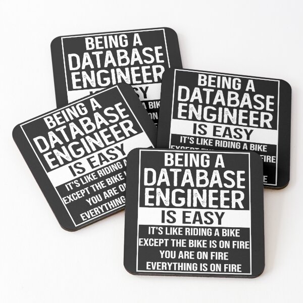 Item preview, Funny database engineer saying: being a database engineer is easy database engineer gifts designed and sold by alaechamlal.