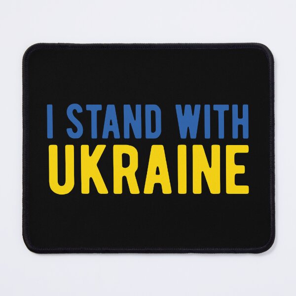 Item preview, I Stand With Ukraine Flag Text designed and sold by OldDannyBrown.