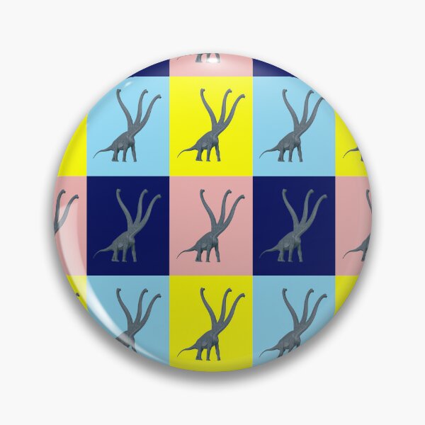 Item preview, Three-Necked Dinosaur Multicolor Pattern (black background) designed and sold by CosmicStory.