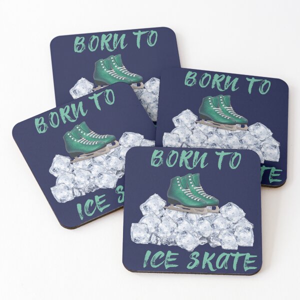 Item preview, Born to ice skate designed and sold by UniqueDesignHub.
