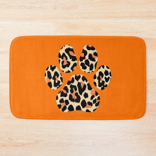 Item preview, PAW FOOT PRINT WILD ORANGE designed and sold by MAYRA PEREZ.
