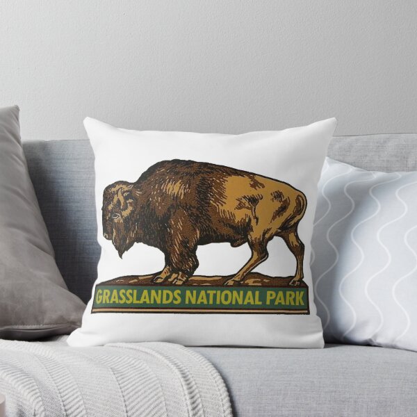 Item preview, Grasslands National Park Saskatchewan Vintage Travel Decal designed and sold by hilda74.