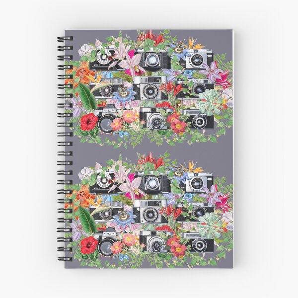 Item preview, Cool Selection Of Retro Cameras, I Love Photography, Oval Shape Vintage Cameras And Beautiful Flowers designed and sold by TrulyEpoque.