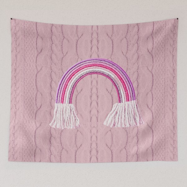 Item preview, Cozy Dreamy Pink Rainbow Vibe designed and sold by House of Hartz by: Dominique11.