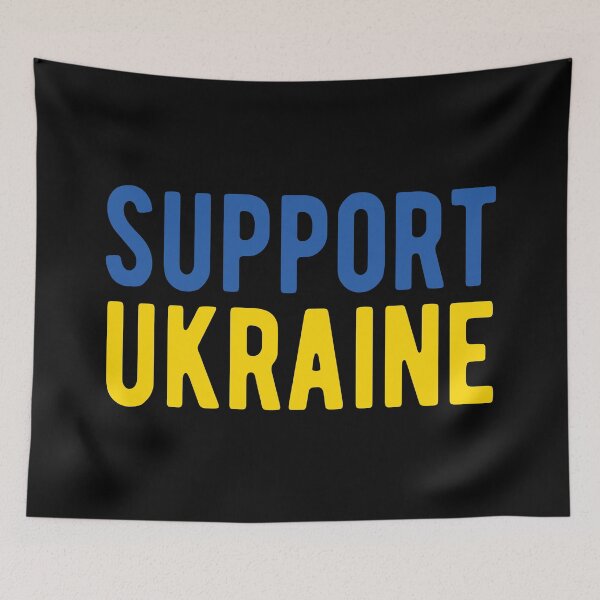 Item preview, Support Ukraine Flag Text designed and sold by OldDannyBrown.