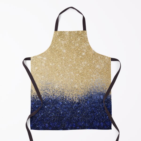 Item preview, Gold Blue Glitter Ombre Luxury Design designed and sold by NdesignTrend.