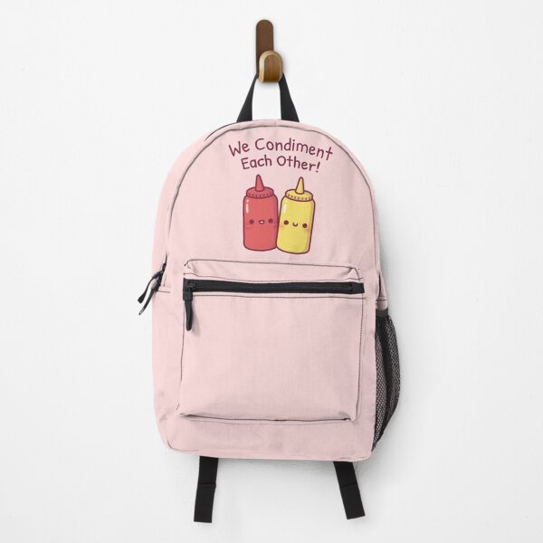Item preview, Cute Ketchup and Mustard We Condiment Each Other Pun designed and sold by rustydoodle.