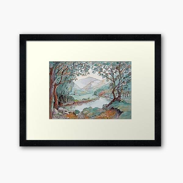 Afon Glaslyn Framed Art Print