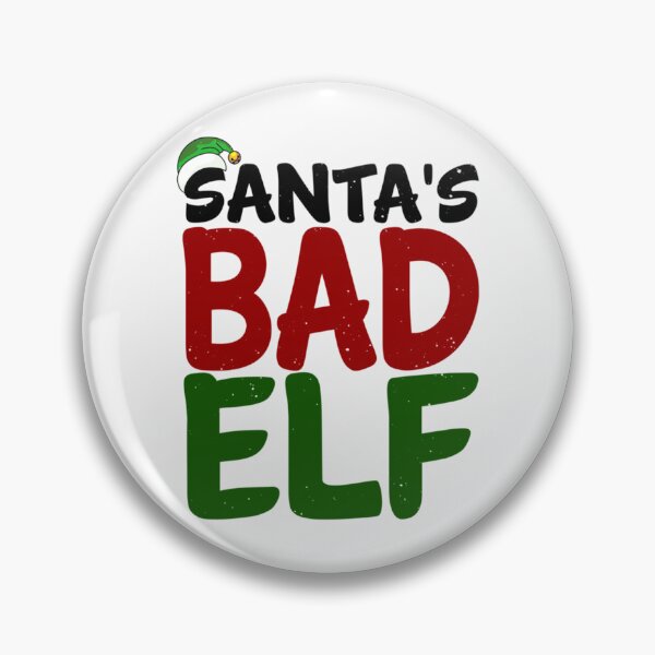 Item preview, Santa's Bad Elf Funny Winter Christmas   designed and sold by RGoRebel.