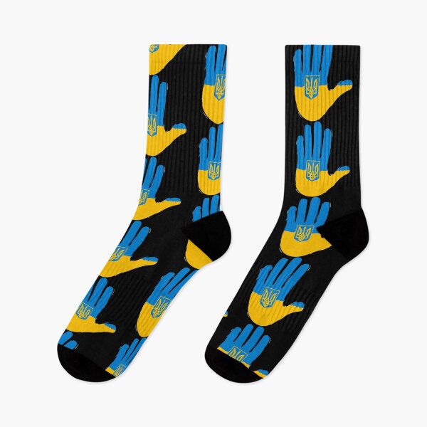 Item preview, Hand Painted With The Flag Of Ukraine designed and sold by PandaSoul.