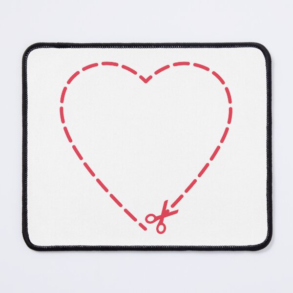 Item preview, Red dotted heart with small chisel designed and sold by WuZe.