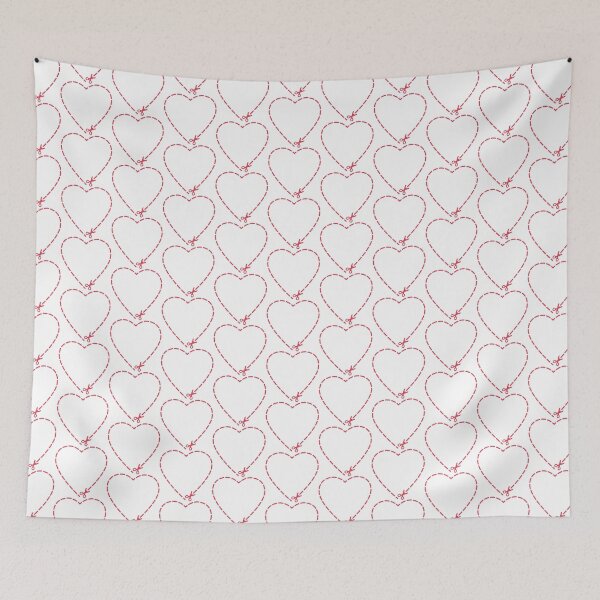 Item preview, Red dotted heart with small chisel designed and sold by WuZe.