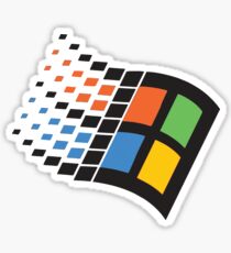 WINDOWS 95 LOGO RETRO Sticker