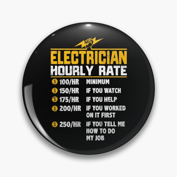 Item preview, Electrician Hourly Rate designed and sold by SageTobias.