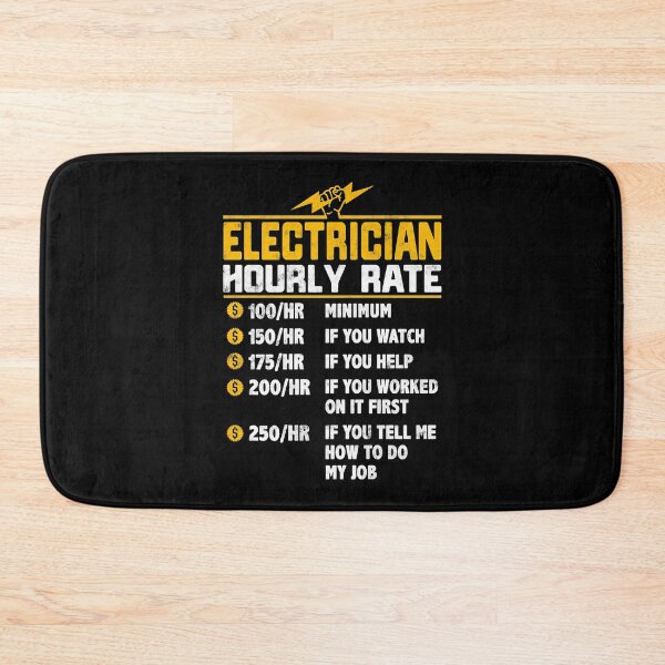 Item preview, Electrician Hourly Rate designed and sold by SageTobias.