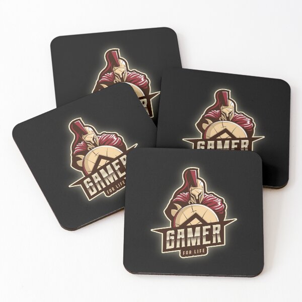 Item preview, Gamer for Life with Spartan Soldier holding Shield designed and sold by PRIVARSHU.