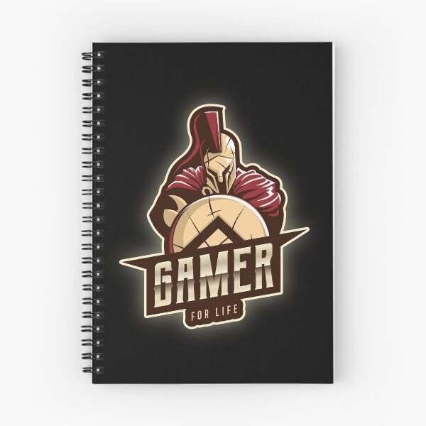 Aperçu de l'œuvre Gamer pour la vie avec un soldat spartiate tenant un bouclier créée et vendue par PRIVARSHU.