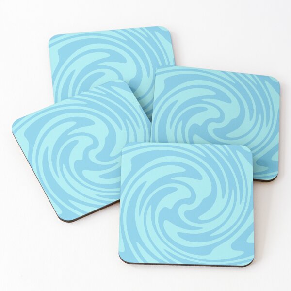 Item preview, Retro 70 Blue Swirl Abstract Spiral designed and sold by trajeado14.