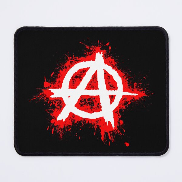 Item preview, Anarchie, rote Spritzer / Anarchy, red Splash designed and sold by Marcin Adrian.