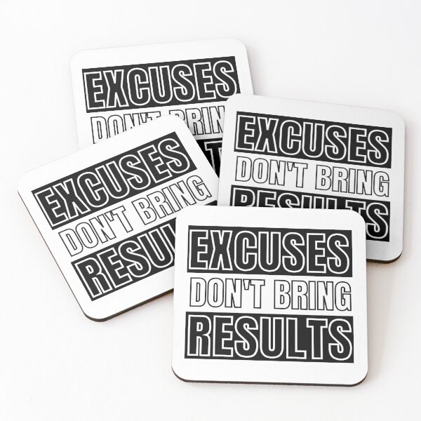 Item preview, Excuses Don't Bring Results 3 designed and sold by KingsManKind.