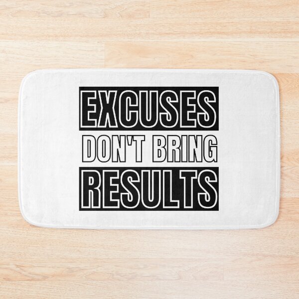 Item preview, Excuses Don't Bring Results 3 designed and sold by KingsManKind.