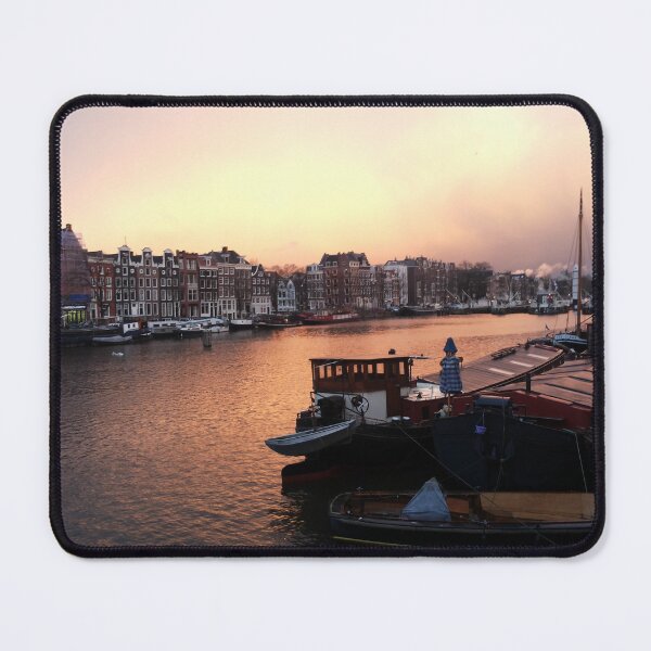 Item preview, Sunrise above Amstel river | pastel colored photography designed and sold by SimZoom.