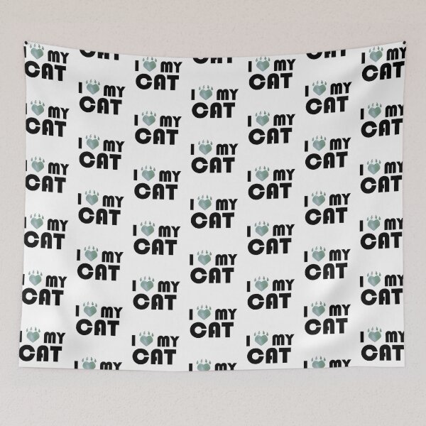 Item preview, I <3 my cat designed and sold by Pajamurai.
