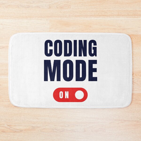 Item preview, Coding Mode On Funny Simple Design For Coder Programmers designed and sold by Nepaz-Designs.