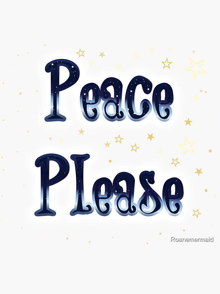 Peace Please by Roanemermaid