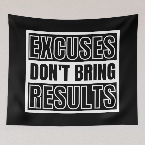 Item preview, Excuses Don't Bring Results 5 designed and sold by KingsManKind.