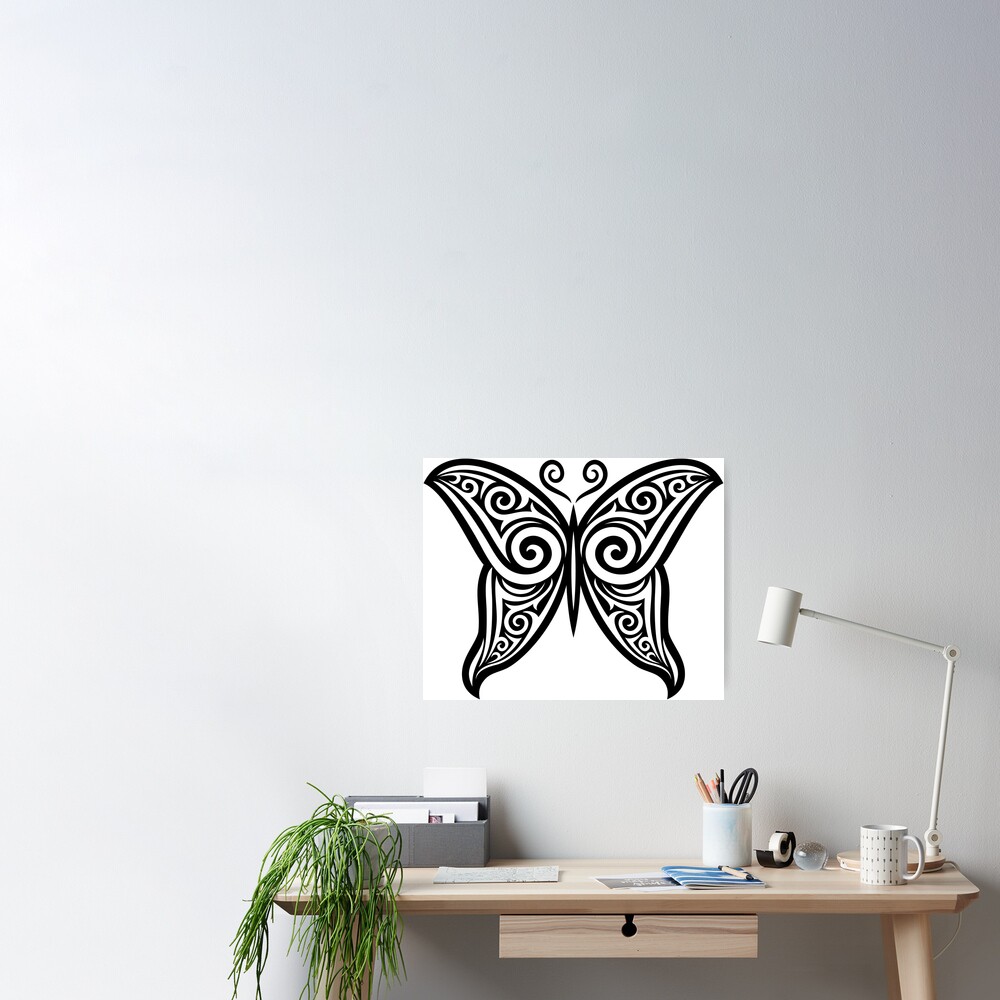 Tribal Butterfly - Tattoo design