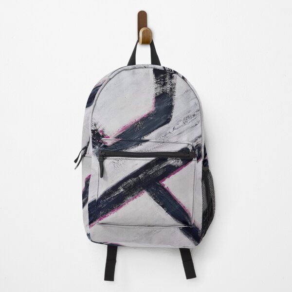 Item preview, Intersection of lines magenta abstract original designed and sold by Marilena Strambu.
