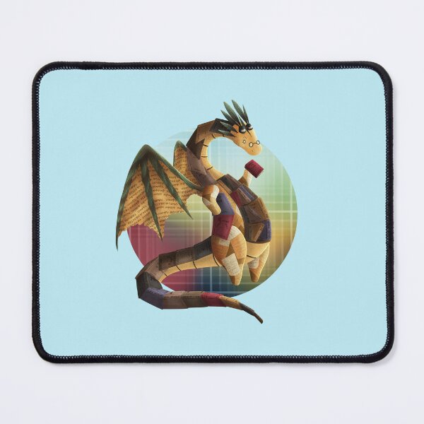 Item preview, Kawaii Librarian Dragon - With Background designed and sold by ChiisaYanagi.