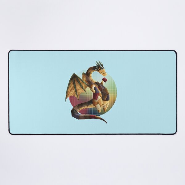 Item preview, Kawaii Librarian Dragon - With Background designed and sold by ChiisaYanagi.