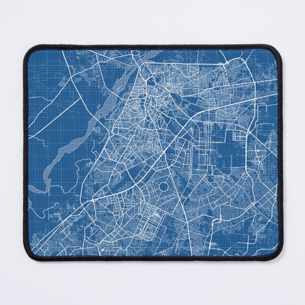 Item preview, Lahore City Map of Punjab, Pakistan - Blueprint designed and sold by deMAP.