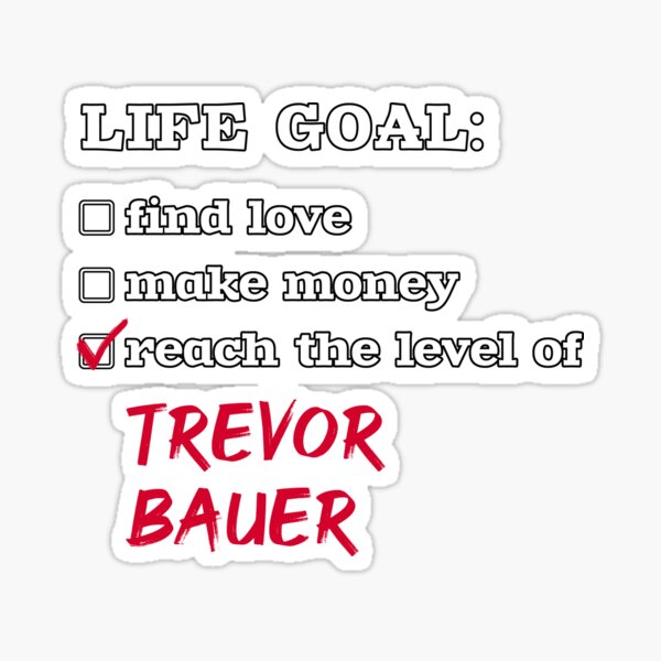 Trevor Bauer Sticker for Sale by devinobrien