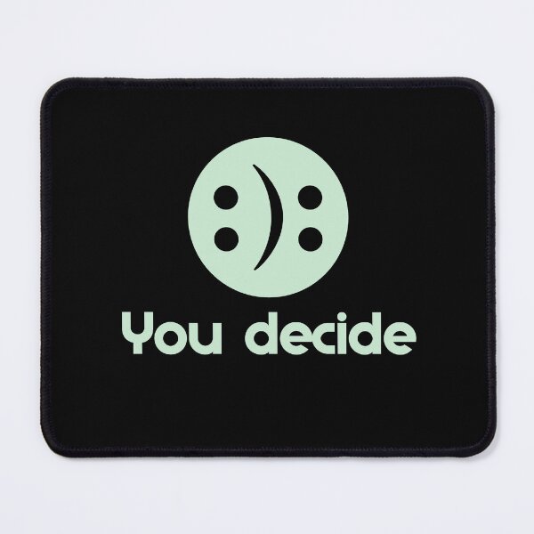 Item preview, You decide positive self affirmation Blue designed and sold by GraphismNinja.