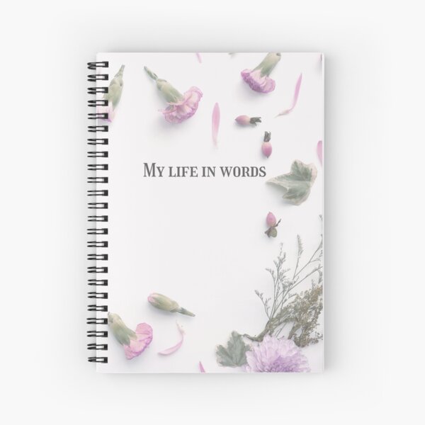 My life in words Spiral Notebook