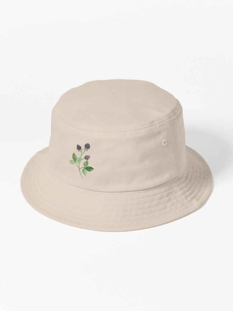 Thumbnail 1 von 6, Bucket Hat, Brombeere Aquarellmalerei designt und verkauft von NatureNerdiness.