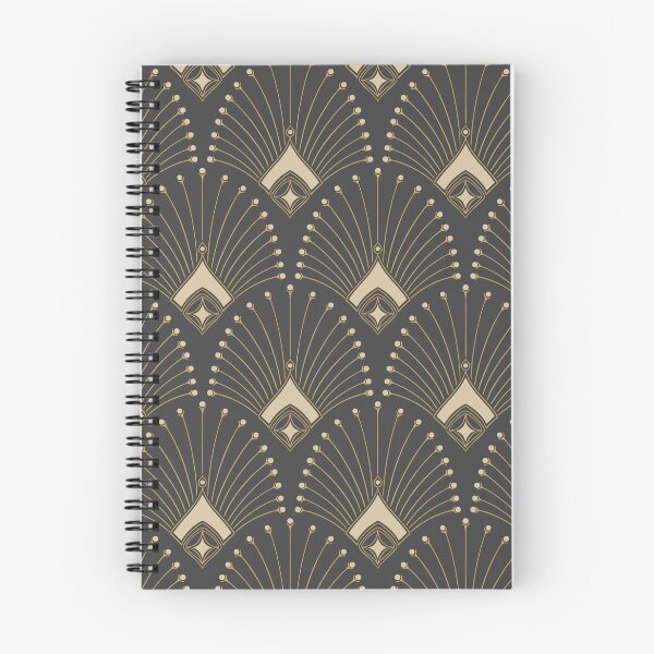 Item preview, Gatsby Art Deco Gold Palm On Dark Background designed and sold by Vic Torys ☆.