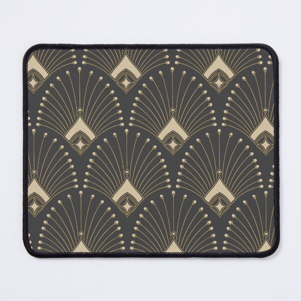 Item preview, Gatsby Art Deco Gold Palm On Dark Background designed and sold by Vic Torys ☆.