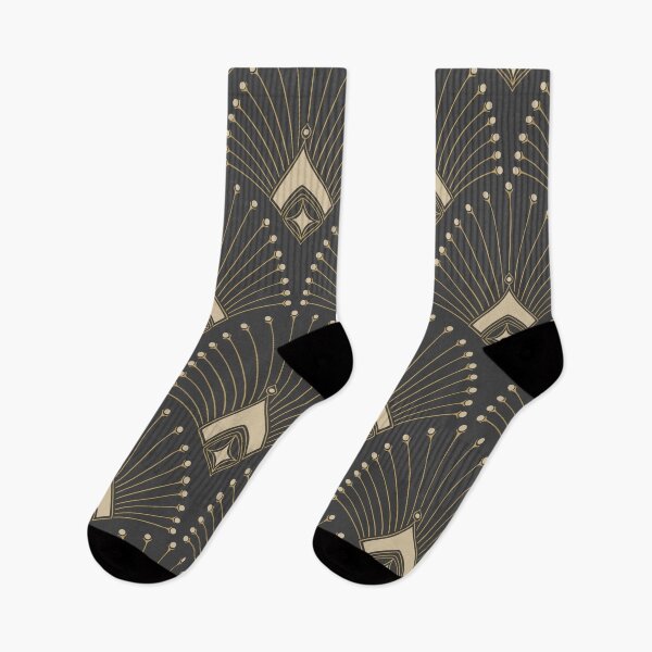 Item preview, Gatsby Art Deco Gold Palm On Dark Background designed and sold by Vic Torys ☆.