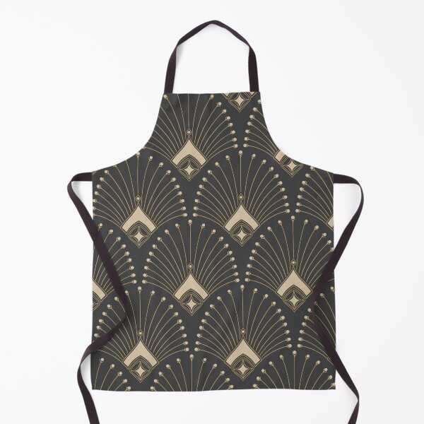 Item preview, Gatsby Art Deco Gold Palm On Dark Background designed and sold by Vic Torys ☆.