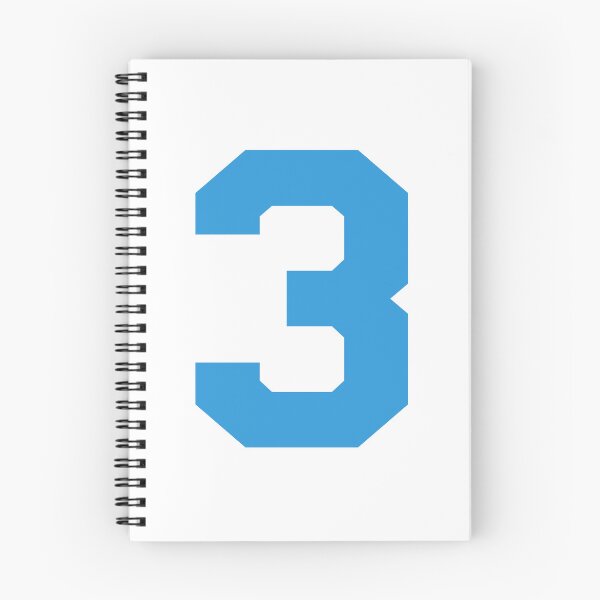 Item preview, Number 3, Blue three, Sports number 3 designed and sold by TheCultStuff.