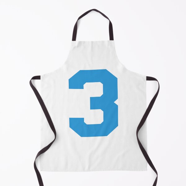 Item preview, Number 3, Blue three, Sports number 3 designed and sold by TheCultStuff.