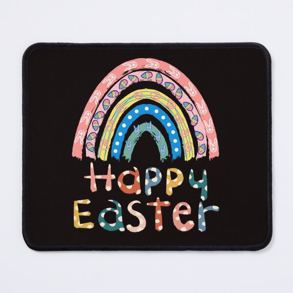Item preview, Boho Rainbow Happy Easter designed and sold by Buyeseoshop.