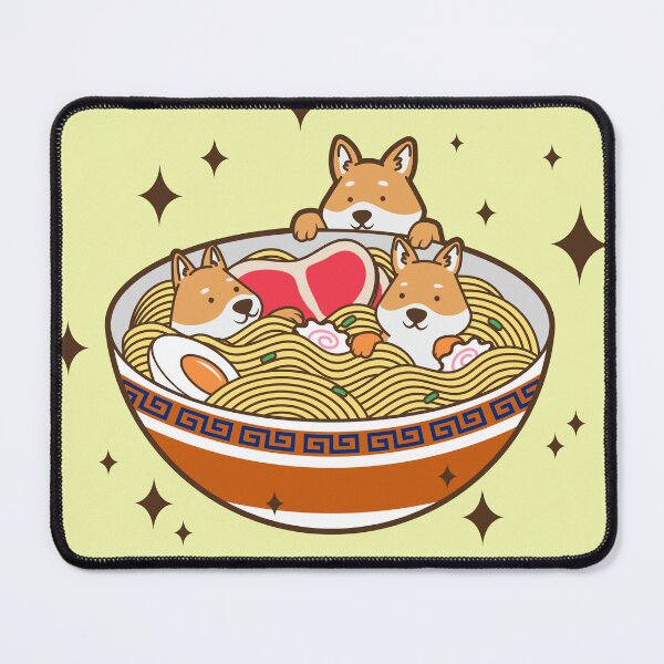 Item preview, Shiba Inu Eating Ramen Ramen Lover designed and sold by mrkedi123.